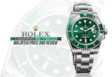 rolex green hulk|rolex green hulk price malaysia.